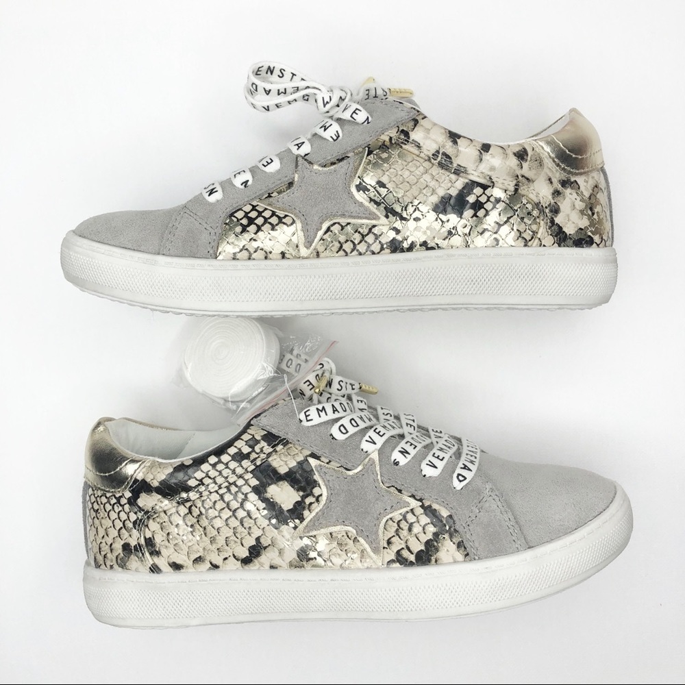 Steve Madden Amalfi Golden Goose Python Sneaker 6.5